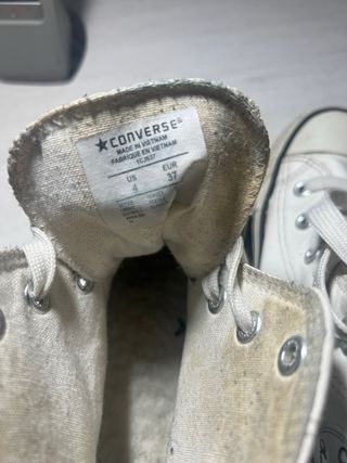 Converse All Star Beige/Blanco Talla 37