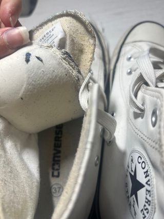 Converse All Star Beige/Blanco Talla 37