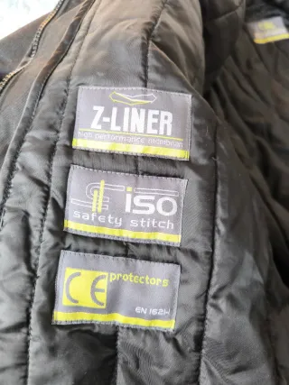 Chaqueta Moto Negra Talla XL