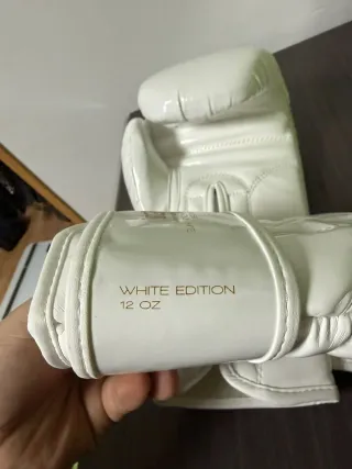 Guantes de Boxeo Leone 1947 Blancos 12 oz