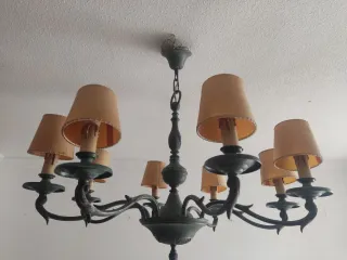 Lámpara de techo hierro forjado