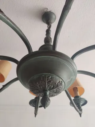 Lámpara de techo hierro forjado