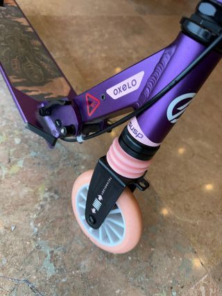 Patinete Oxelo Morado y Rosa