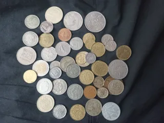 Colección de monedas antiguas