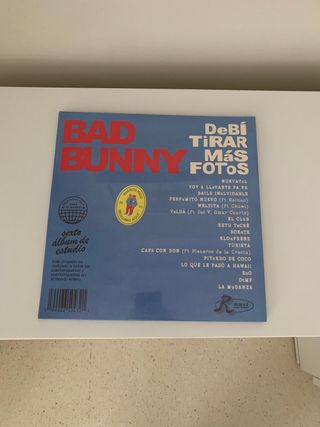 Vinilo Bad Bunny Debí Tirar Más Fotos