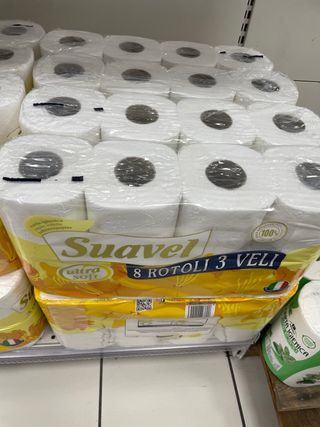 8 rotoli carta igienica 3 veli