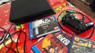 PS4 FAT 1TB Negra + 3 Juegos + Mando