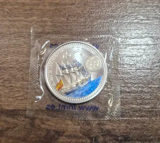 Moneda 40 Euros Plata Juan Sebastián Elcano 2025