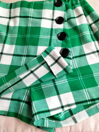 Falda pantalón cuadros