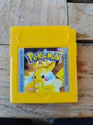 Pokémon Amarillo Game Boy DMG-APSS-ESP