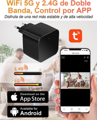 Cámara Espía Mini WiFi 5G Inalámbrica