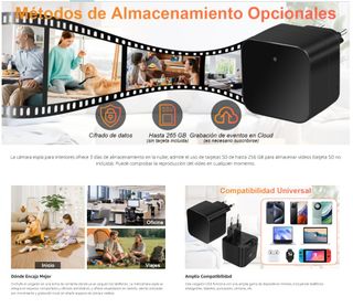 Cámara Espía Mini WiFi 5G Inalámbrica