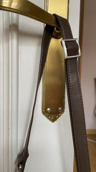 Bolso bandolera Zara marrón