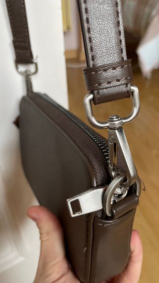 Bolso bandolera Zara marrón