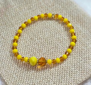 Ilde de Oshun elastico de cristal y acero