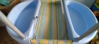 Bañera cambiador bebé azul