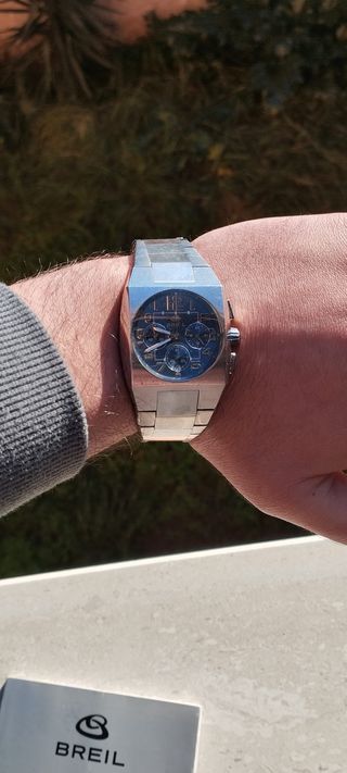 Orologio Breil Uomo Cronografo Acciaio Blu
