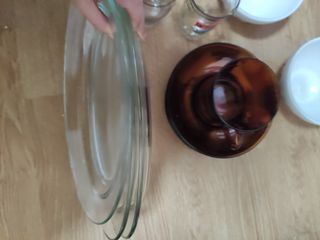 23 piezas Juego de Tazas, Platos y Vasos