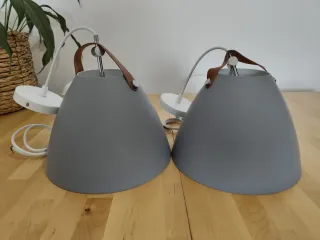 Pareja de lámparas de techo