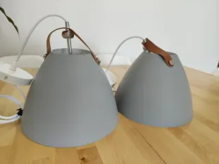 Pareja de lámparas de techo