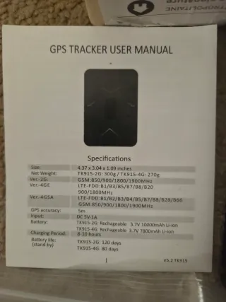 Localizador GPS TKSTAR