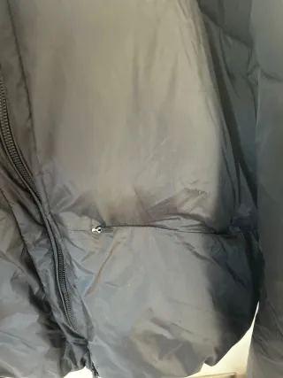 Cazadora acolchada negra talla XL