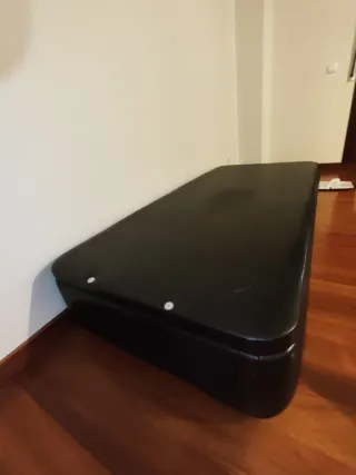 Canapé abatible 90x190 negro