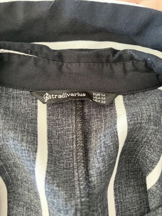 Vestido largo de rayas