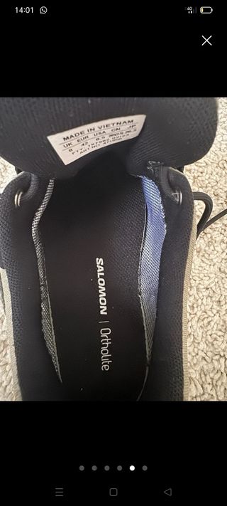 Zapatillas Salomon X Braze Talla 42 treking runing