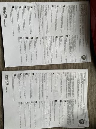 Tapas maletas laterales rojas Ducati Multistrada