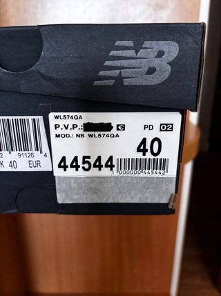 New Balance 574 Talla 40 Azul/Rojo