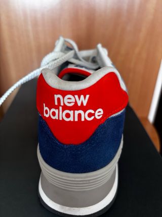 New Balance 574 Talla 40 Azul/Rojo