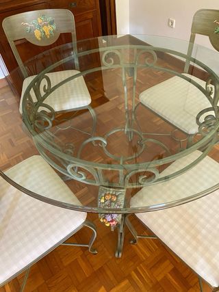 Mesa Comedor con 4 Sillas