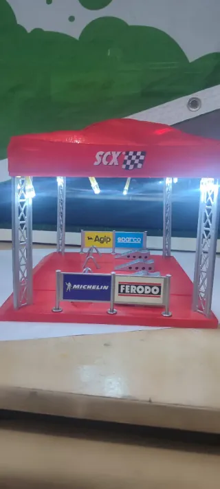 Lote decoración maquetas Scalextric