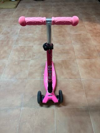 Patinete 3 Ruedas Maxi Micro Rosa