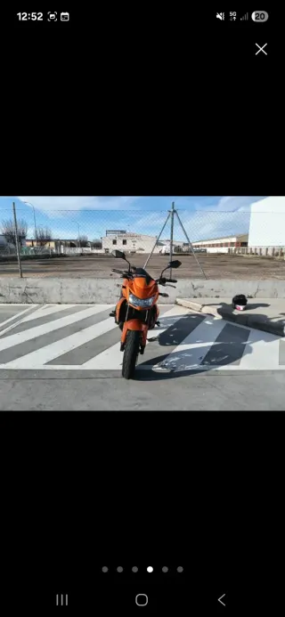 Kawasaki Z750 Naranja