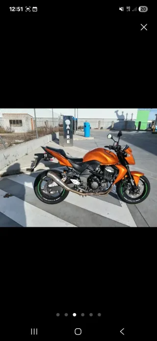 Kawasaki Z750 Naranja