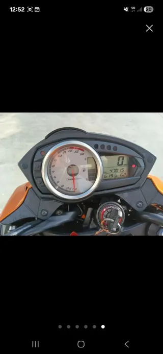 Kawasaki Z750 Naranja