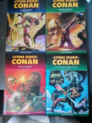 Lote la espada salvaje de conan 4 tomos