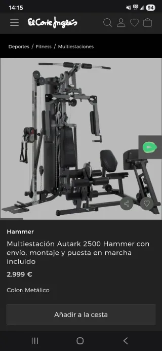 Multiestación Finnlo Autark 1500 + Legpress