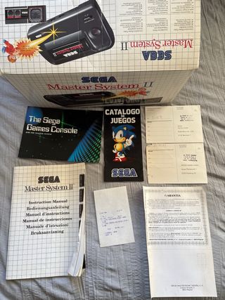 Sega Master System II Consola Negra