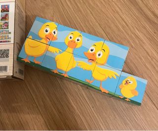 Puzzle de cubos de madera Playtive