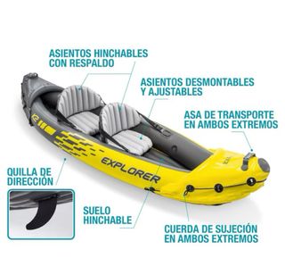 Kayak Hinchable Intex Explorer K2 + Remos