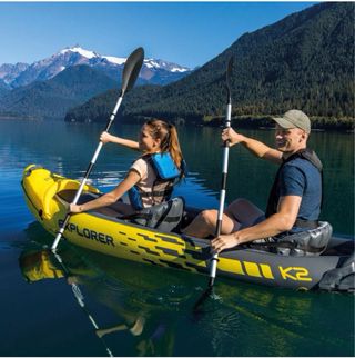 Kayak Hinchable Intex Explorer K2 + Remos