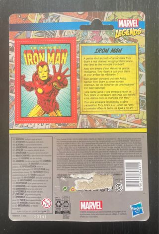 Figura Iron Man Marvel Legends Kenner