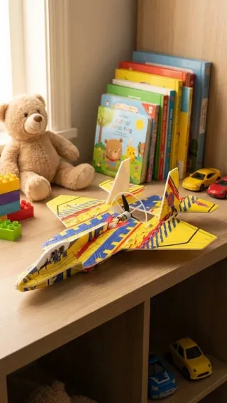 Avión de espuma ligero DIY