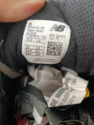 Zapatillas New Balance Trail Running Azul/Amarillo