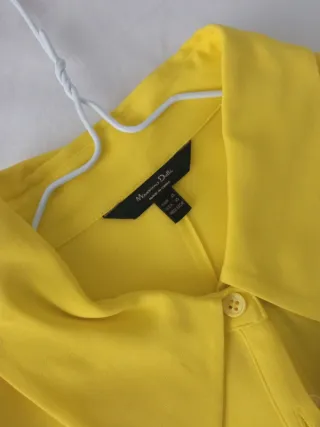 Camisa amarilla Massimo Dutti