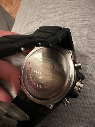 Reloj Eve Mon Crois Negro y Plateado