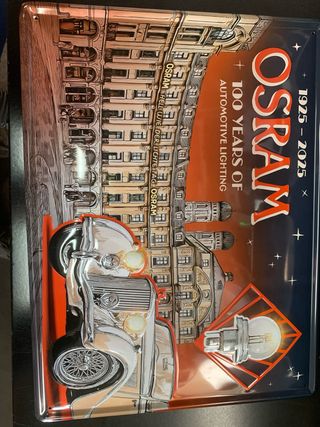 Poster in latta OSRAM 100 anni